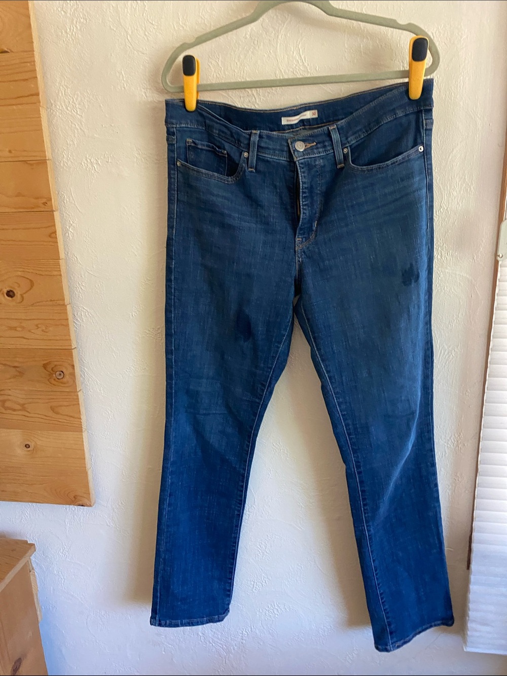 Levi's Dark Blue Women's Straight-Leg Jeans